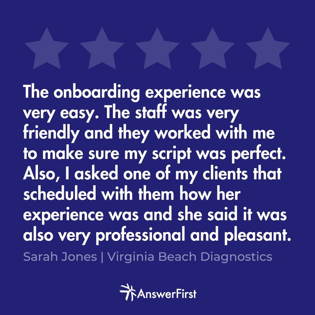 answerfirst's tweet image. We’re grateful every day for clients who trust us to handle what matters most 💛💙 
#clientreviews #clientfeedback #AnswerFirst