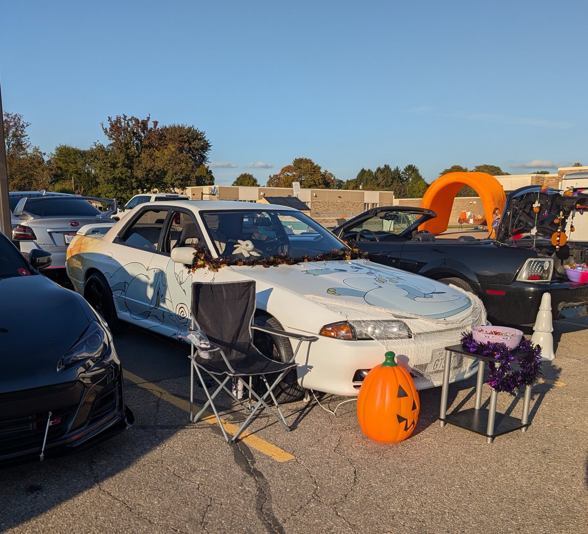Last Tuesday's trunk or treat was the best turn out of any year I've participated in!