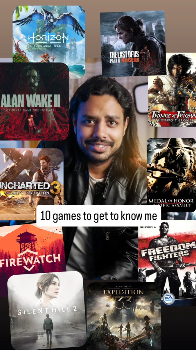 BTVAbhiJha's tweet image. Well here are the 10 games to get to know me!