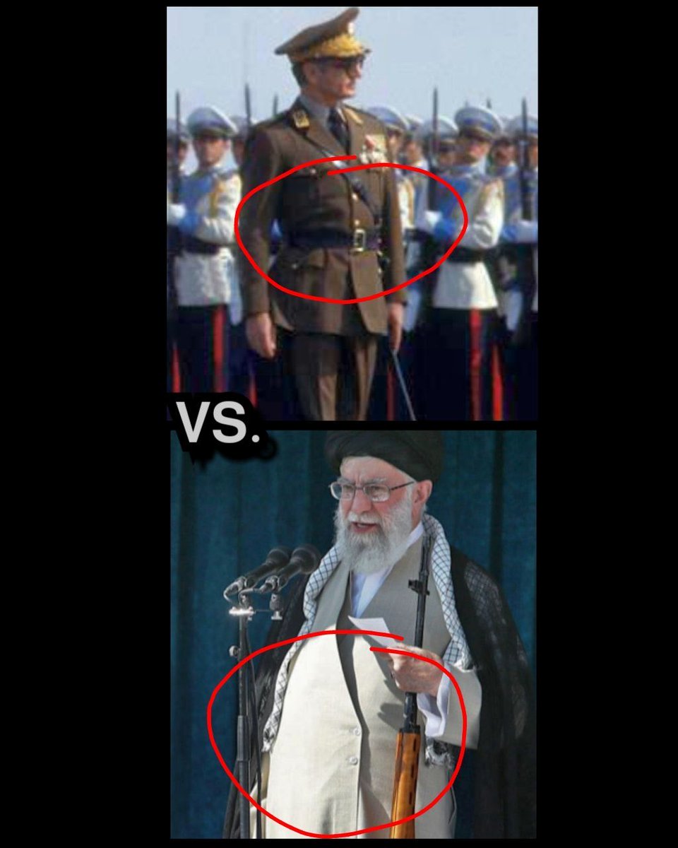 طنز تلخ تاریخ، از اونجایی شروع شد که،
آخوند‌ِ شکم‌گنده‌ی مفت‌خور و خیکی به خودش گفت رهبر مستضعفین، و به شاهِ خلبانِ جنگنده که ایرانِ مدرن رو بنا کرد گفت طاغوتی!