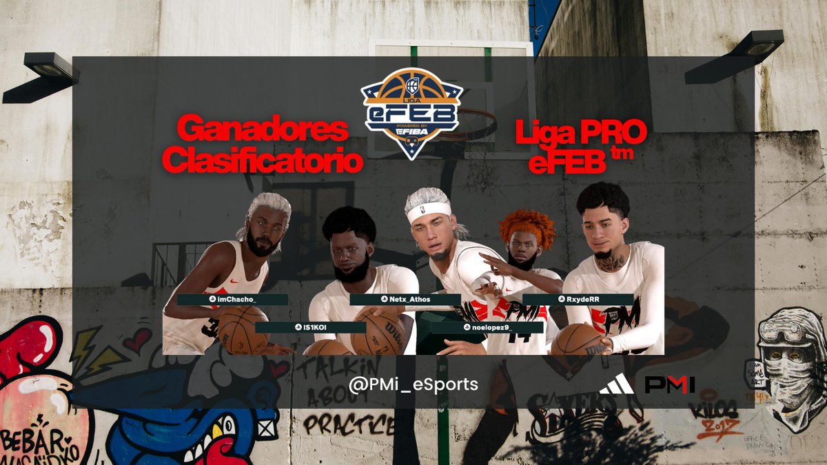 𝐆𝐀𝐍𝐀𝐃𝐎𝐑𝐄𝐒 𝐃𝐄𝐋 𝐂𝐋𝐀𝐒𝐈𝐅𝐈𝐂𝐀𝐓𝐎𝐑𝐈𝐎 𝐋𝐈𝐆𝐀 𝐄𝐅𝐄𝐁

👤 <a href="/nowi9_/">9</a>
👤 <a href="/_mooolina20/">SlIIK0</a>
👤 <a href="/Netx_Athos/">Roi</a>
👤 <a href="/xbonnre10/">Bonre</a>
👤 <a href="/RxydeRR/">Pau</a>

#NBA2K25 #LetsGoPMI 🔴⚫️