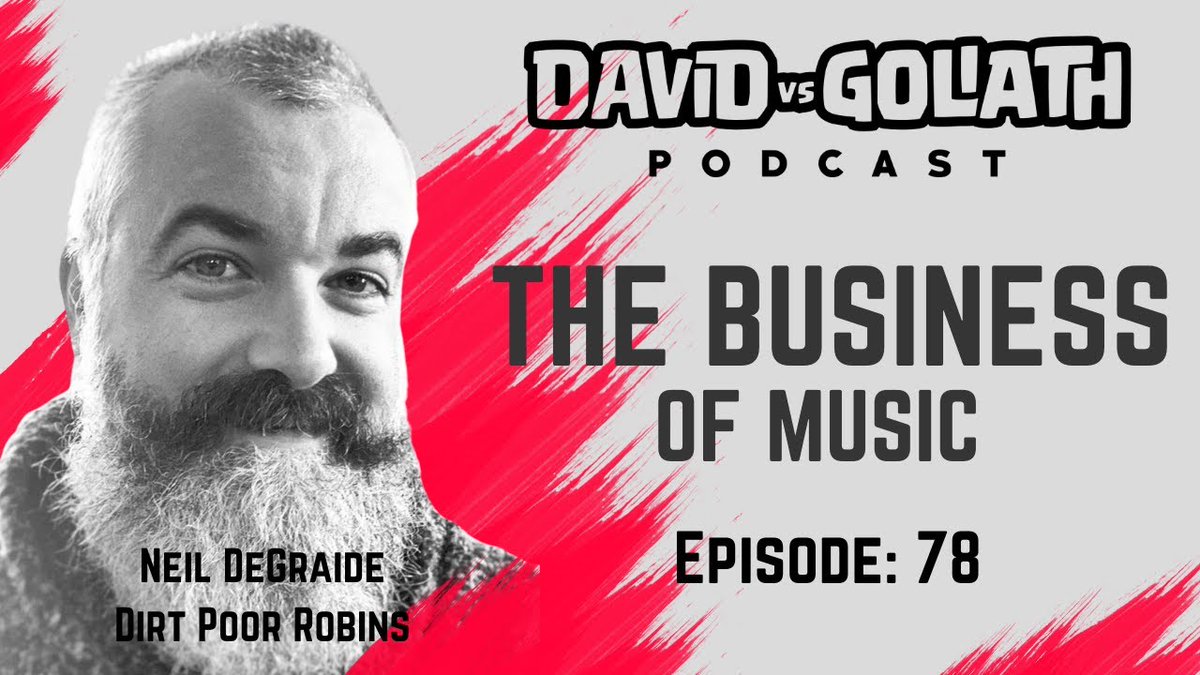 realadegraide's tweet image. In this awesome short edition of the David Vs Goliath Podcast our host Adam DeGraide interviews his brother Neil from the band Dirt Poor Robins. Check it out!...
youtube.com/watch?v=GYnYx6…