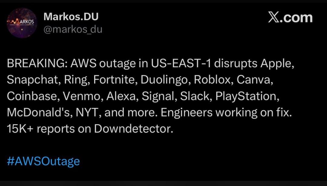 deriqblaq's tweet image. Snapchat is down kinda, many others too
Because of issues with AWS by Amazon
Just imagine that everything in your "for my eyes only" section of Snapchat gets leaked as a result 💀😭😂
#AWS #awscloudcomputing #AWSoutage