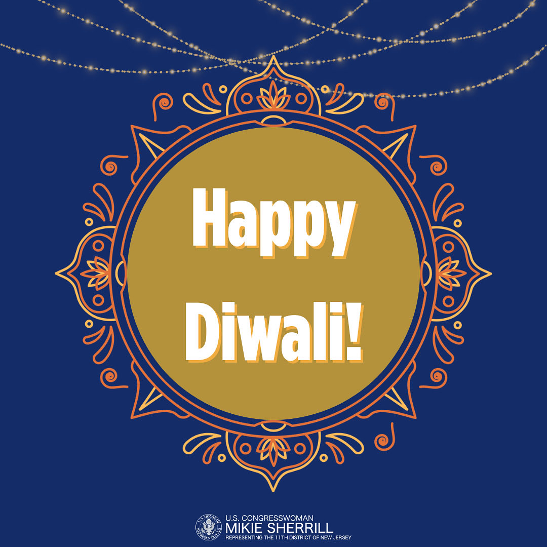 RepSherrill's tweet image. Happy Diwali, New Jersey! I hope all who celebrate have a meaningful day full of light, prosperity, and joy.