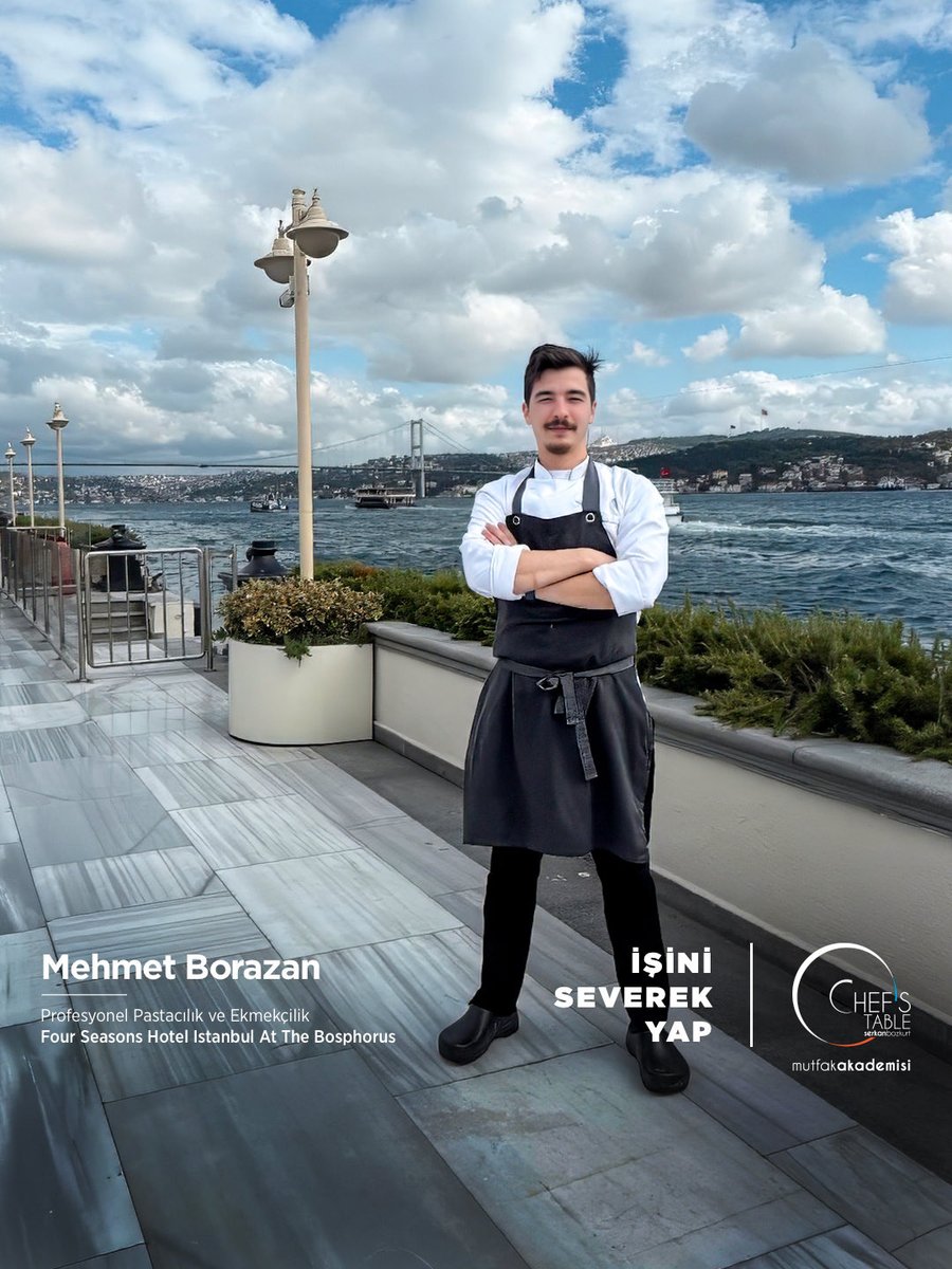 ChefsTableMutAk's tweet image. Profesyonel Pastacılık ve Ekmekçilik Eğitimi mezunlarımızdan Mehmet Borazan, Four Seasons Hotel Istanbul At The Bosphorus’da işe başlamıştır. Sevgili Mehmet Borazan’a kariyerinde bol şans, bol başarılar diliyoruz. Yolu açık olsun.

#chefstablemutfakakademisi