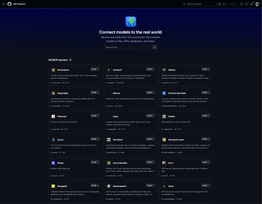 MoureDev's tweet image. GitHub ya tiene su propio directorio de MCPs para instalar en VS Code con un clic.

→ github.com/mcp