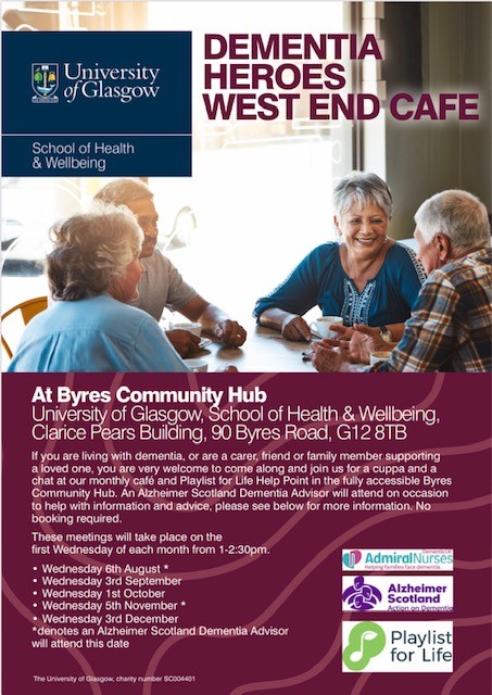 If you’re living with dementia, or a carer, friend, or family member supporting someone who is, you’re warmly invited to this friendly monthly meet-up.
📅 No booking required – just come along!

📍 Details here bit.ly/4llbCu0