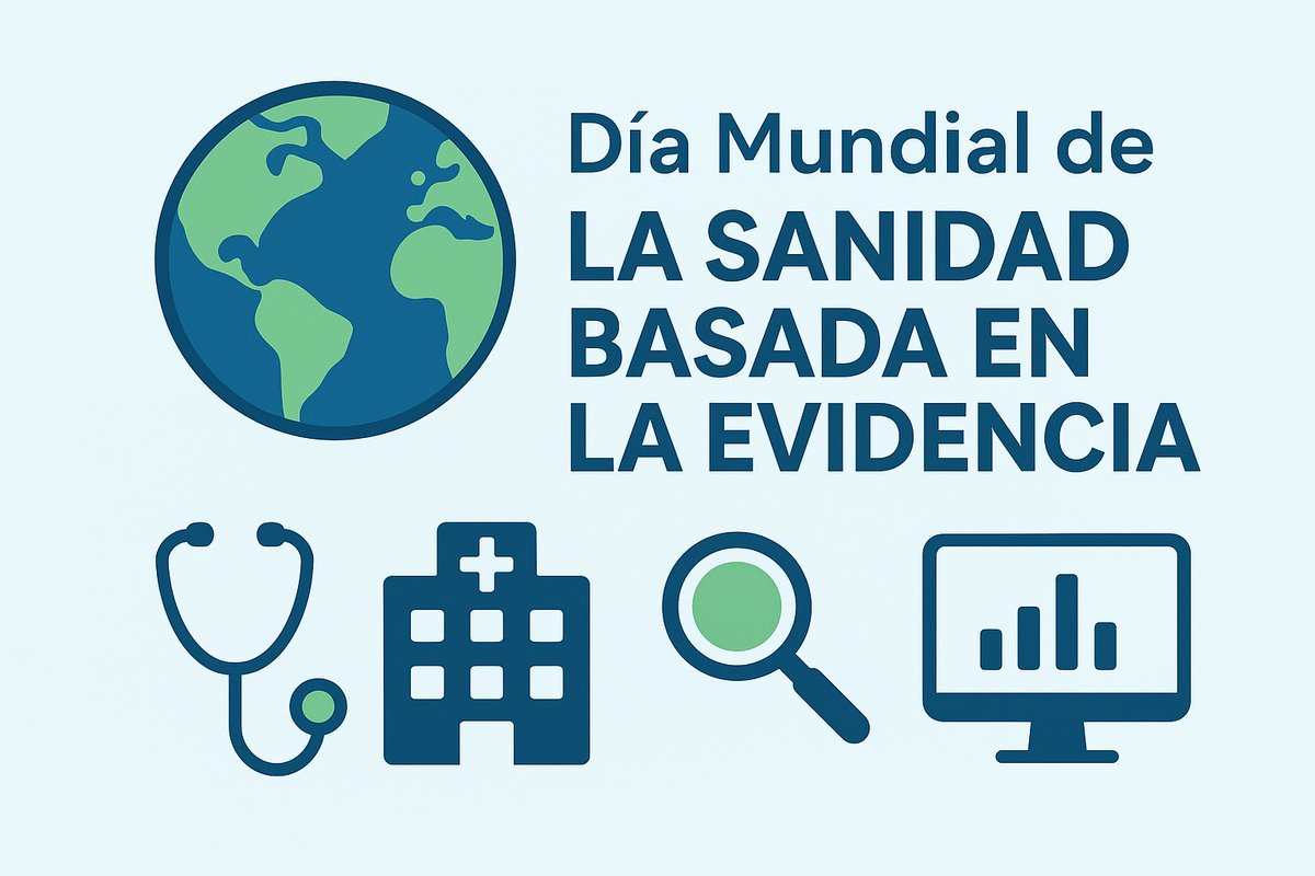 HealthData_MAD's tweet photo. 🗓️ Hoy celebramos el #DíaMundialDeLaSanidadBasadaEnLaEvidencia
La evidencia rigurosa transforma la salud 🌍
💬 La ciencia solo tiene impacto si es comprensible, accesible y relevante para quienes toman decisiones.
🔗 https://t.co/2vBgag3Be4
#WorldEBHCDay #SaludDigital #DatosSalud https://t.co/4VeLJ1BVMm
