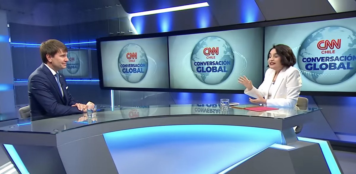 Desde el primer día, llegar a Chile ha sido una experiencia increíble 🇨🇱❤️
Hablé de esto y mucho más 🇳🇴🤝🇨🇱 en mi reciente visita a <a href="/CNNChile/">CNN Chile</a> 
¡Gracias por la invitación! 🙏🏻👇🏻

m.youtube.com/watch?v=Be2rEC…