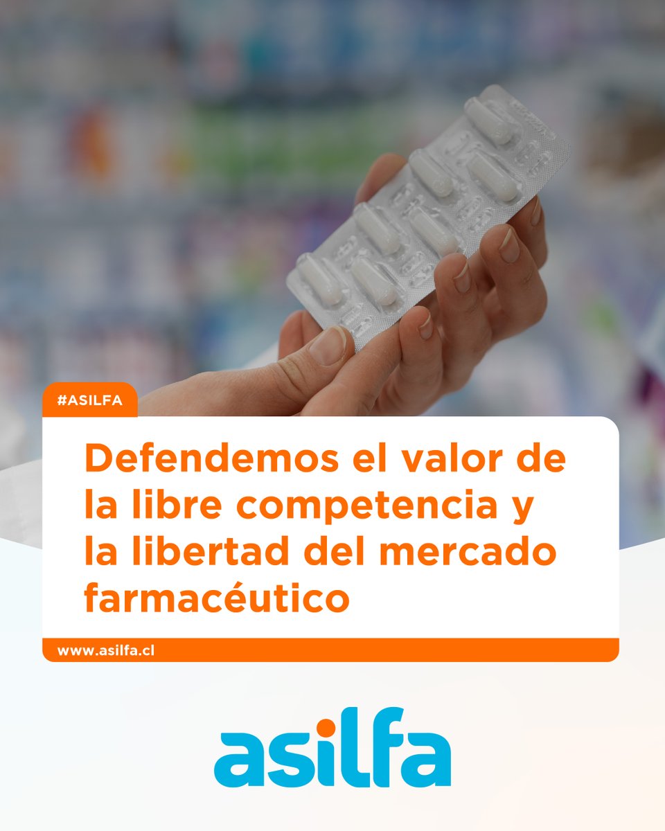 La libre competencia no es un eslogan: impulsa precios justos, #innovación y confianza en #salud.
 
En ASILFA la promovemos y cuidamos en el mercado #farmacéutico. 

Con terreno parejo, crecen la #inversión, #empleo y acceso. 

¿Compartes estos principios?