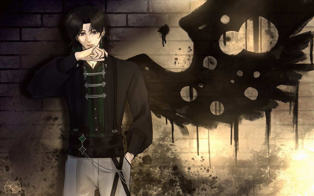 #GinjoCanvas angel with a shotgun