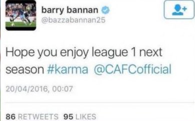 Good old <a href="/bazzabannan25/">Barry Bannan</a> Lovely to see him at The Valley on Saturday.