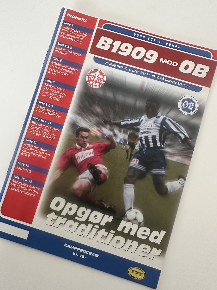 Seppsassistent's tweet image. Lokalopgør. B 1909 - OB. #obdk