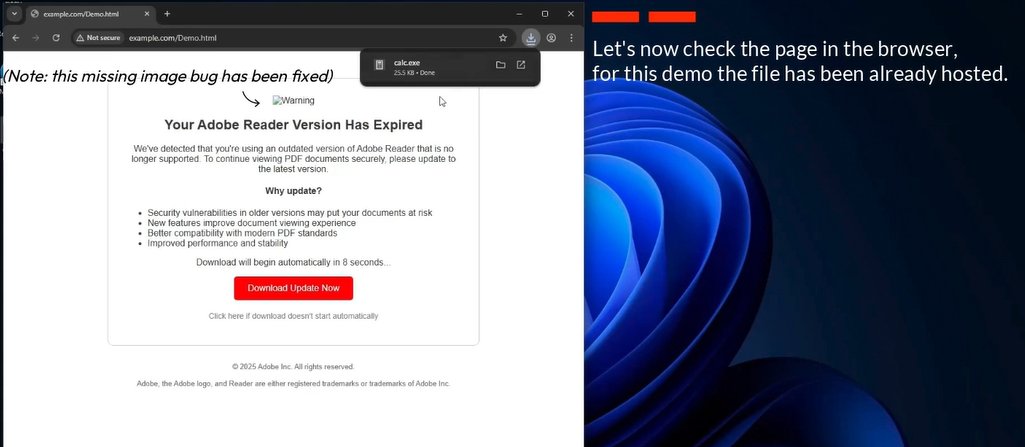 KrakenLabs_Team's tweet image. 🚨 ImpactSolutions adds HTML Smuggling Utility

The threat actor #ImpactSolutions has announced a new update to its builder suite, introducing an HTML smuggling utility for payload delivery.

Posted on a major Russian-speaking cybercrime forum on October 8, 2025, the post…