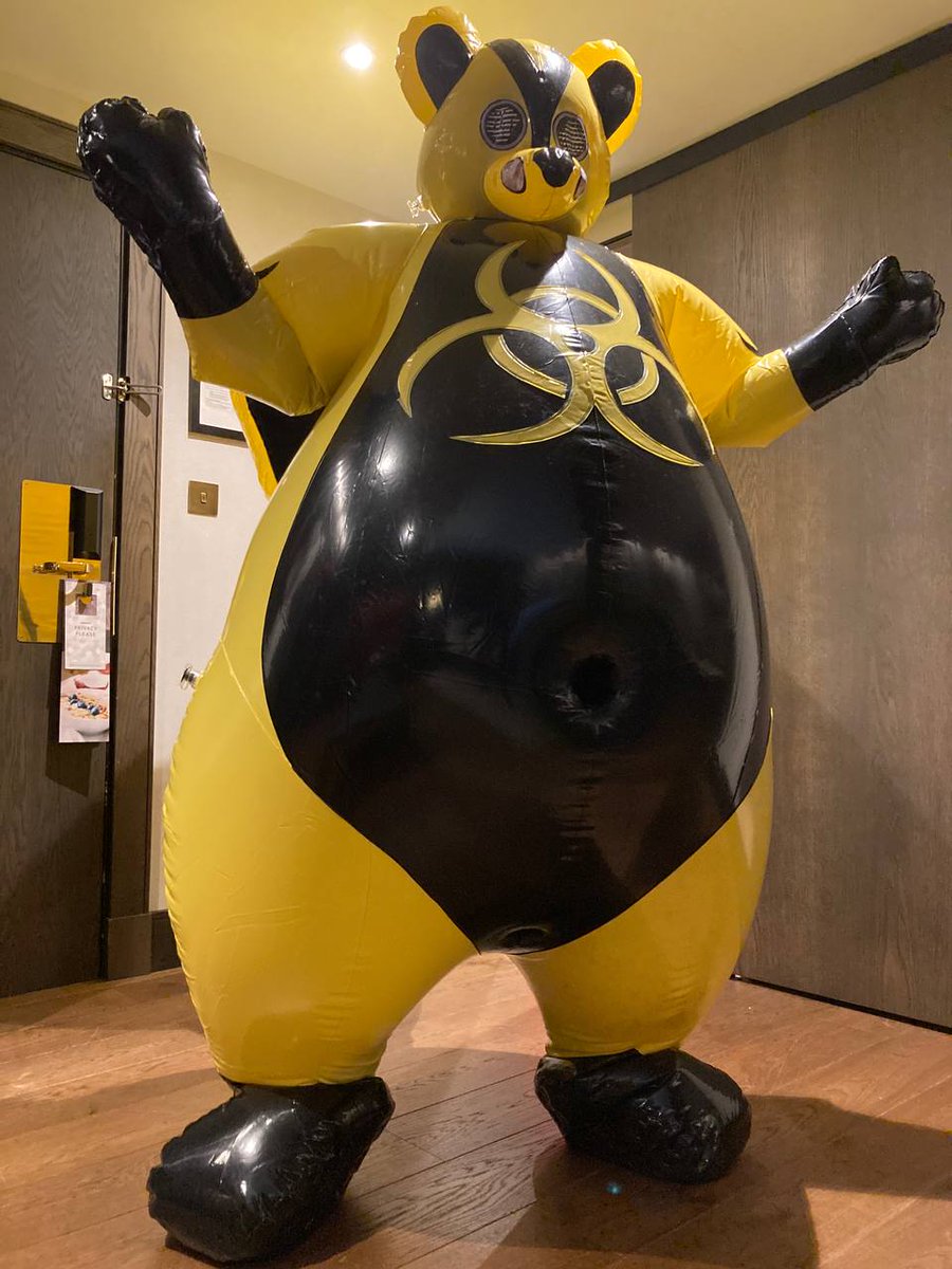 God dam it no mmm stop inflating wait wait no mmm I can't reach the zipper on the back mmm it's getting so tight in here and smells mmm someone please help mmm I'm stuck!! Curse #Skunktember !! mm~

Suit by: <a href="/CandyCoatedPVC/">Candy Coated</a> 
Picture by: <a href="/RikoDerg/">Riko Derg | Kuto Fox</a>