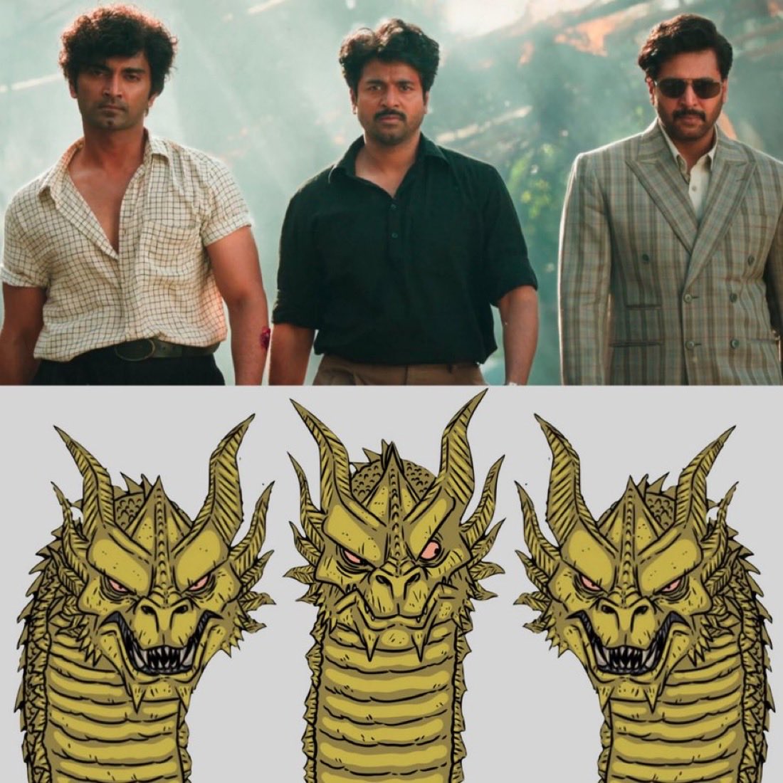 ManojMaddyMM's tweet image. This Trio is gonna set the screens on fire 🔥🔥

#ParasakthiPongal