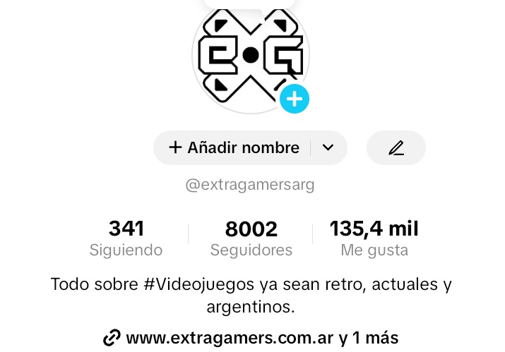 Nos costó pero se logró.

En nuestra cuenta de Tik Tok superamos los 8 mil seguidores 👏🏻👏🏻👏🏻

Si quieren seguir allí, nos encuentran como en todos lados <a href="/extragamersarg/">ExtraGamersArg</a> 

Subimos videos todos los días sobre el desarrollo nacional de videojuegos.

Te esperamos!!!