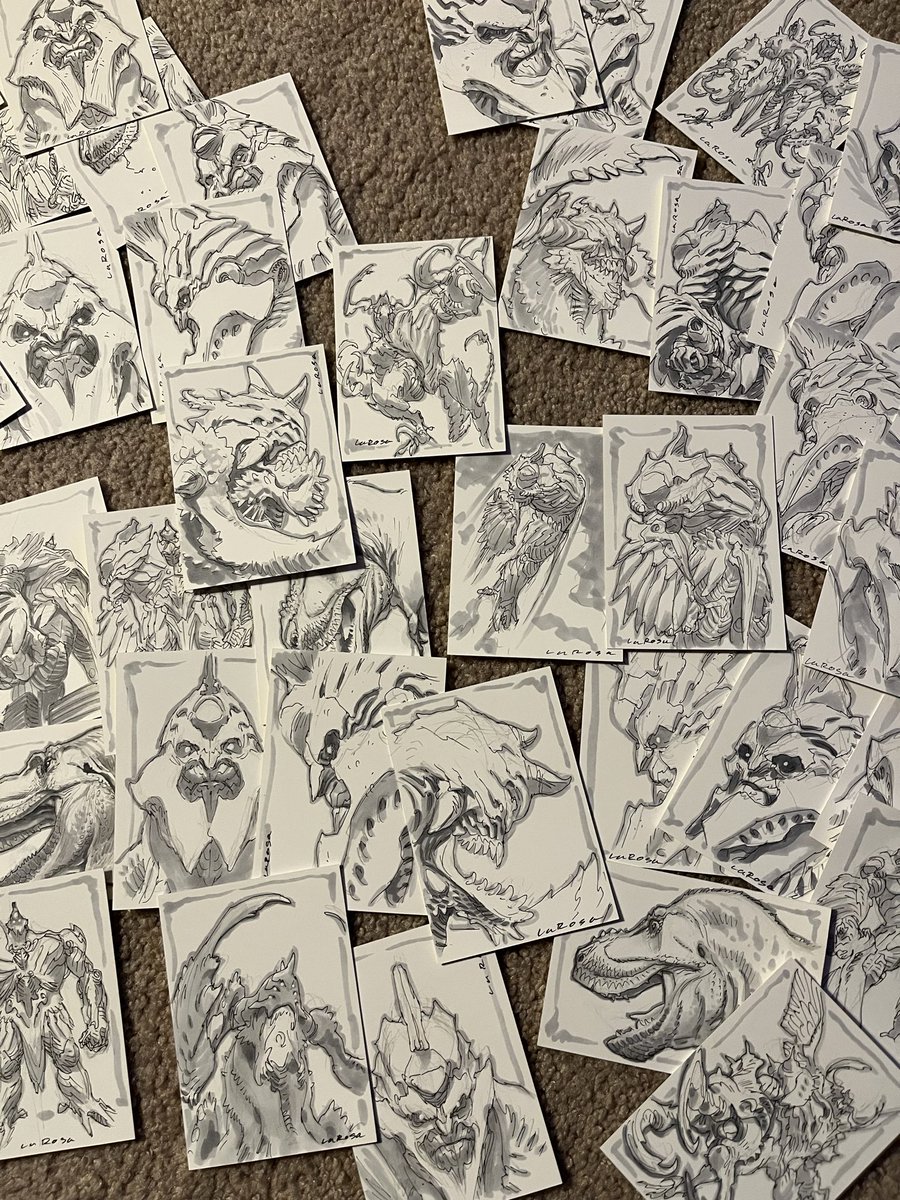 lewislarosa's tweet image. Megalith Kickstarter sketches in progress. Thank you for your patience everyone 🙏