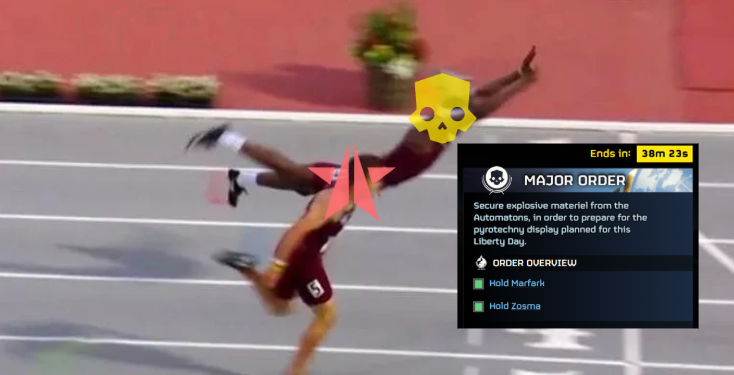 #Helldivers2 | #Helldivers2GalacticWar 

MARFARK LIBERATED WITH 38 MINS TO SPARE,

LIBERTY DAY BOUTTA BE LIT