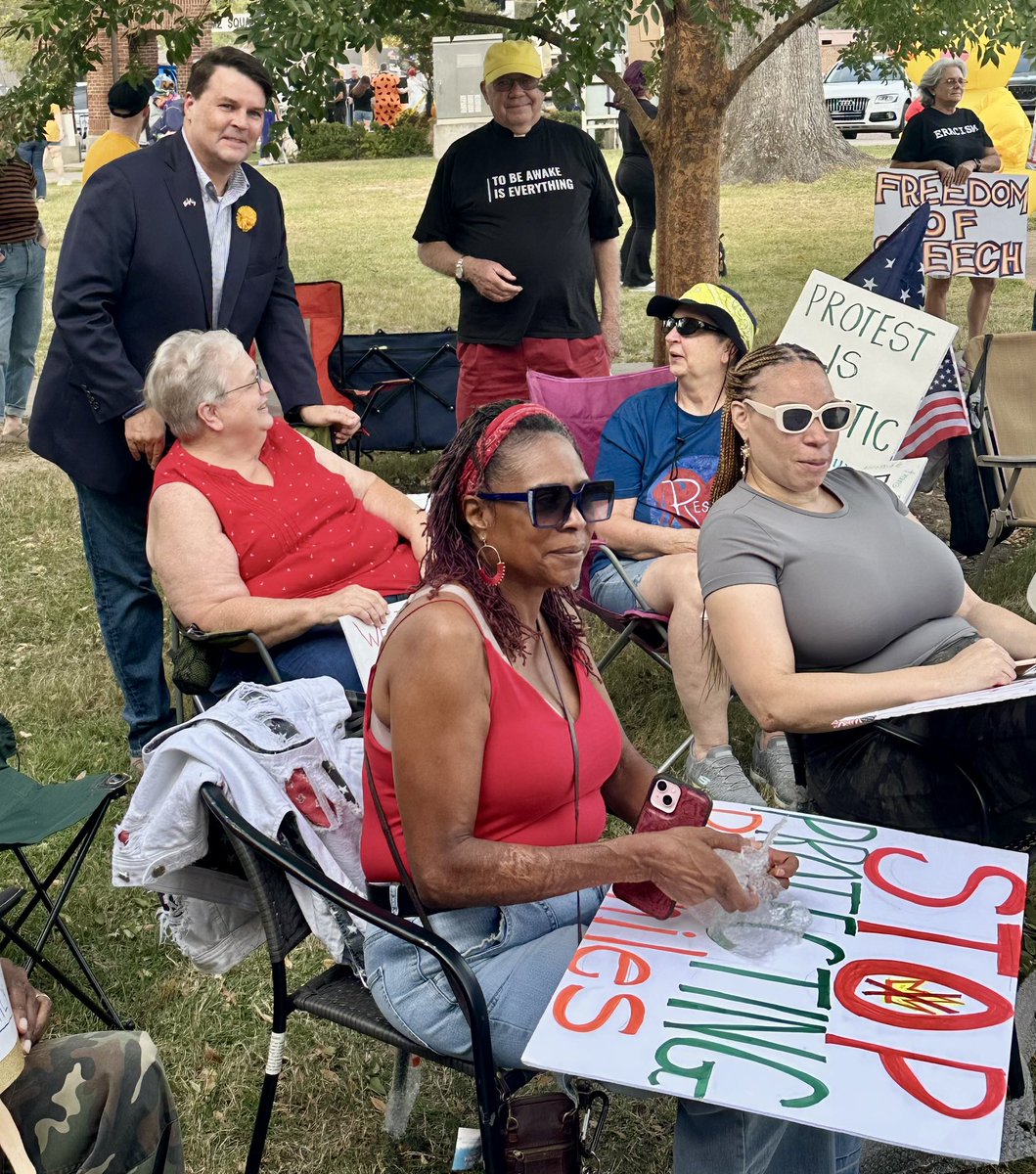 Spoke at No Kings rallies in Hernando and Tupelo this weekend!  So many good people came out who love this country and refuse to stay silent. Made me feel patriotic. This is what democracy looks like!