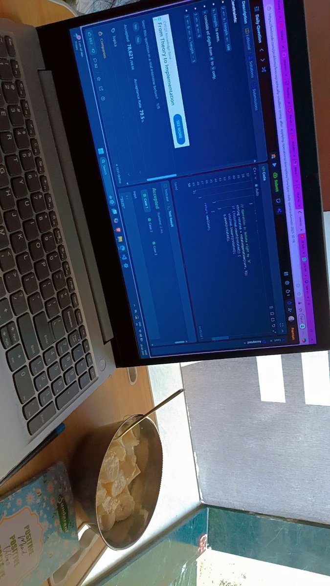 panic_coder's tweet image. Day4 of learning web3.
Did week 4 again to clear doubts about Jargons RPC Servers.
Did Graphs question from @CodeHelp4U
Not soo productive day.
Inconsistent girl got a batch on Leetcode too today ✨😂.