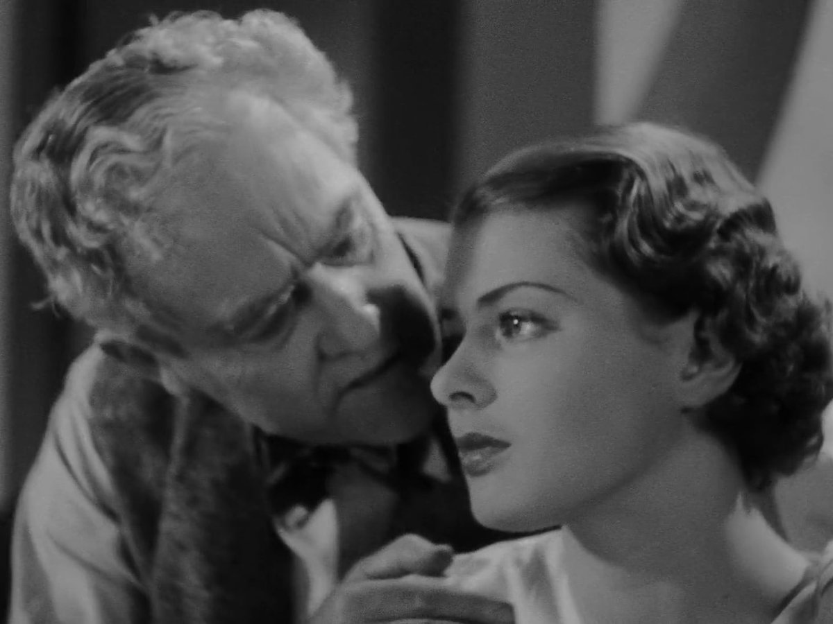 Victor Sjöström &amp; Ingrid Bergman. 
(Valborgsmässoafton, Gustaf EDGREN, 1935)
