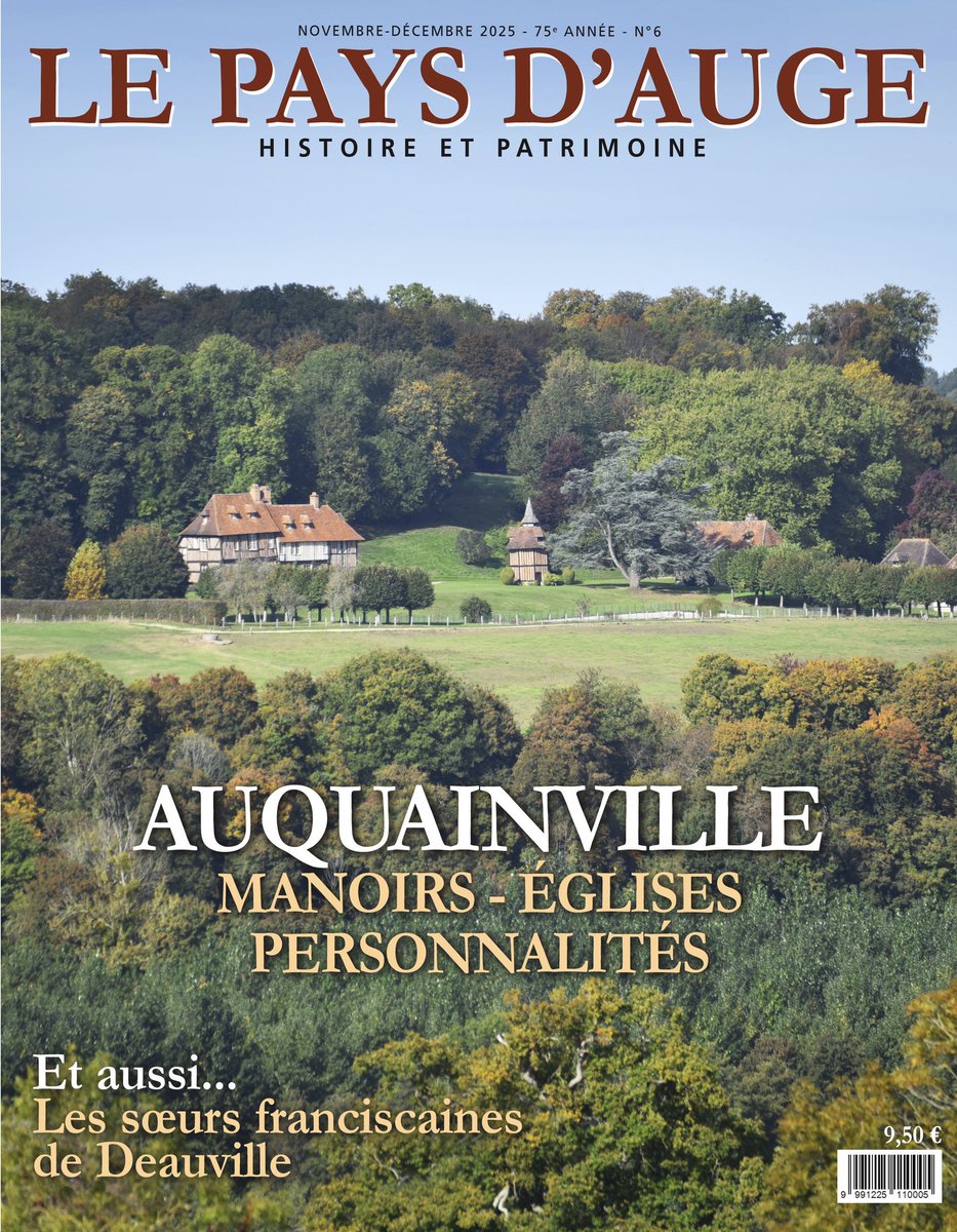 SCustine's tweet image. 📖🕍✨ Auquainville à l’honneur dans Le Pays d’Auge !
Avec des articles consacrés à l’église Saint-Aubin et à la mémoire des Custine dans ce village normand.
📅 Lancement : 15 nov., 14h30 (visites + verre de l’amitié)
📩 mairie.auquainville@wanadoo.fr
#Custine #PaysdAuge