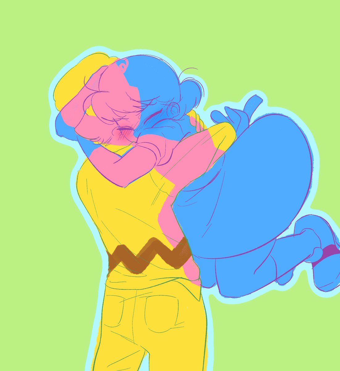 #charlucy
💛💗💙