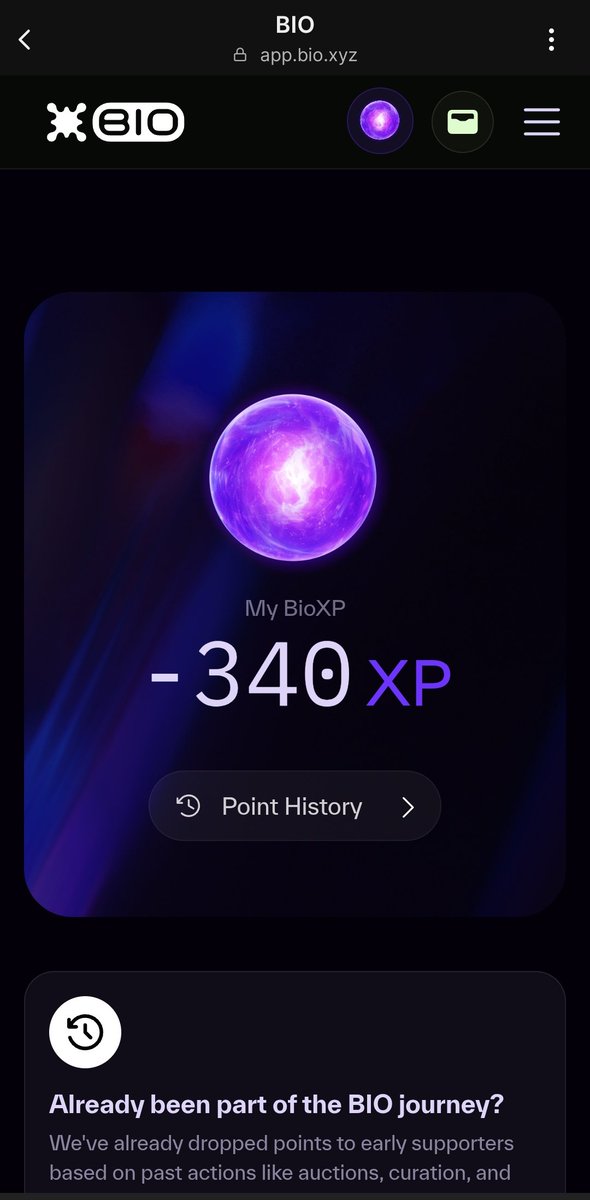 bigcousinbnb's tweet image. Tại sao @BioProtocol lại trừ điểm BioXp của mình vậy. Mình stake $eDMT để nhận điểm XP nhưng hơn 2 tuần $Bio không ra dự án mới đâu phải là lỗi của user. Cái này hy vọng team xem lại cách làm của mình. Một dự án muốn đi xa là phải chơi đẹp
#bioprotocol…