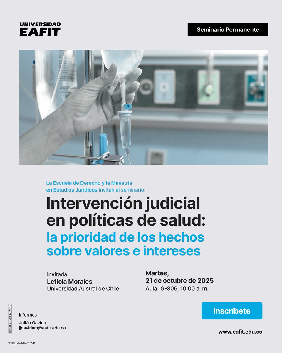 Mañana tenemos este maravilloso seminario en la Universidad <a href="/EAFIT/">Universidad EAFIT</a> con la profesora Leticia Morales (Universidad Austral de Chile). Los y las esperamos.