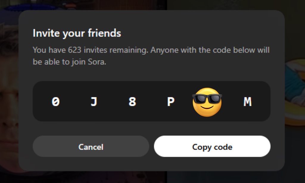 RituWithAI's tweet image. Sora 2 is Wild 🔥

Sora 2 invite codes Giveaway 🎉

The first 566 people to:

✅ Follow
❤️ Like
🔁 Repost
💬 Comment “Sora”

will receive a free invite code via DM

(You must be following to qualify)

#Sora2 #Sora2InviteCodes #sora2codes