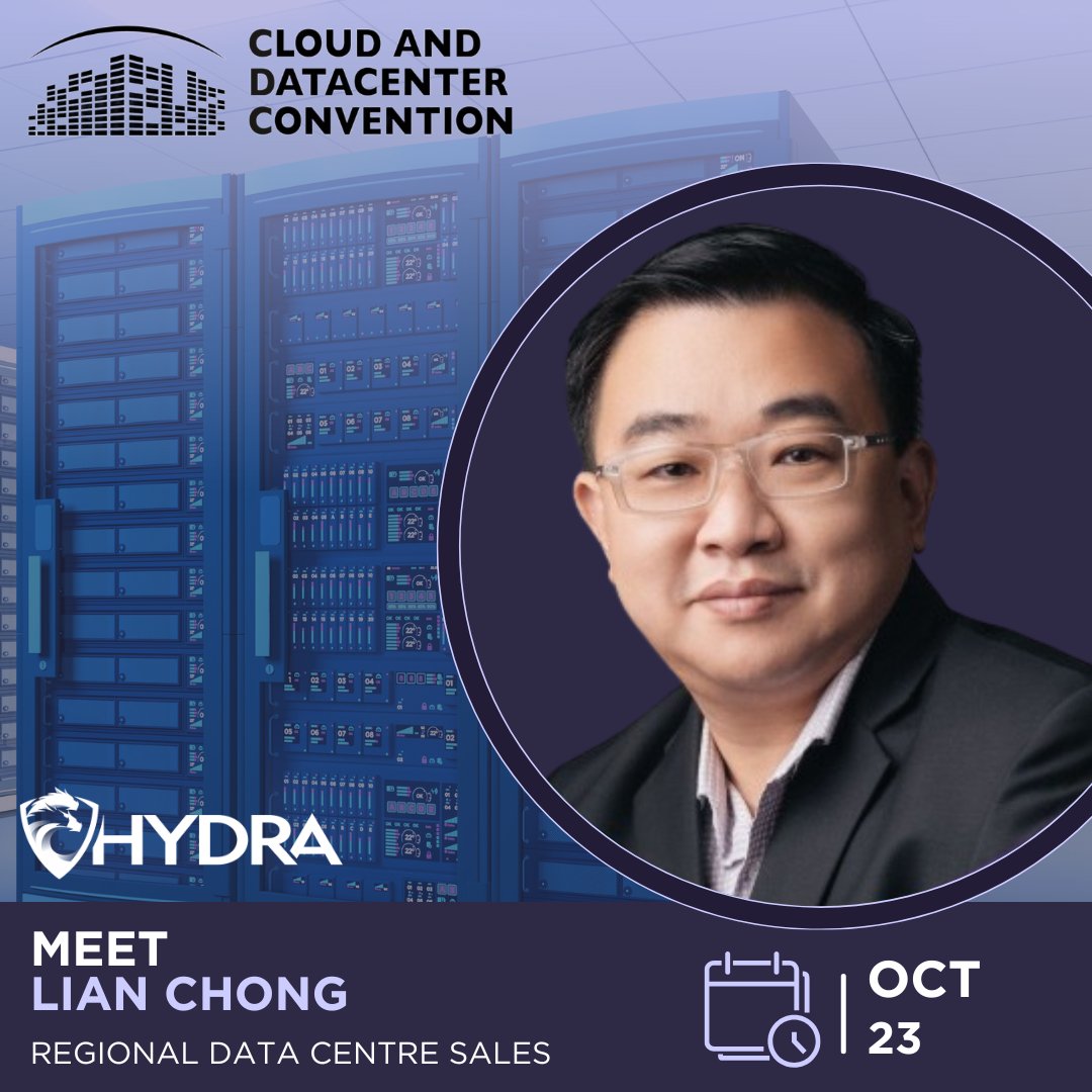 get_hydrahost's tweet image. Hydra Host at Malaysia Cloud &amp;amp; Data Center Convention 2025

Our Regional Data Centre Sales Director, Koh Lian Chong, will be on site for one of the region’s biggest gatherings of data center and cloud professionals.

If you’re attending, meet Chong and learn how Hydra’s bare…