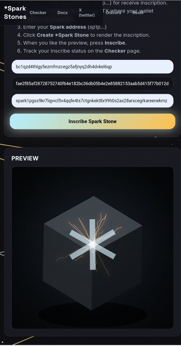 InterLinkID6760's tweet image. How can do it?🙏
bc1qzd4thlgy5ezmfmzcegz5afjnyq2dh4dvkel6qp

spark1pgss9kr7lqyvcl5v4qqfe4ts7ctgnkekt8x99h0s2ax28arxcegrkareenekmz

#sparkstonesforever