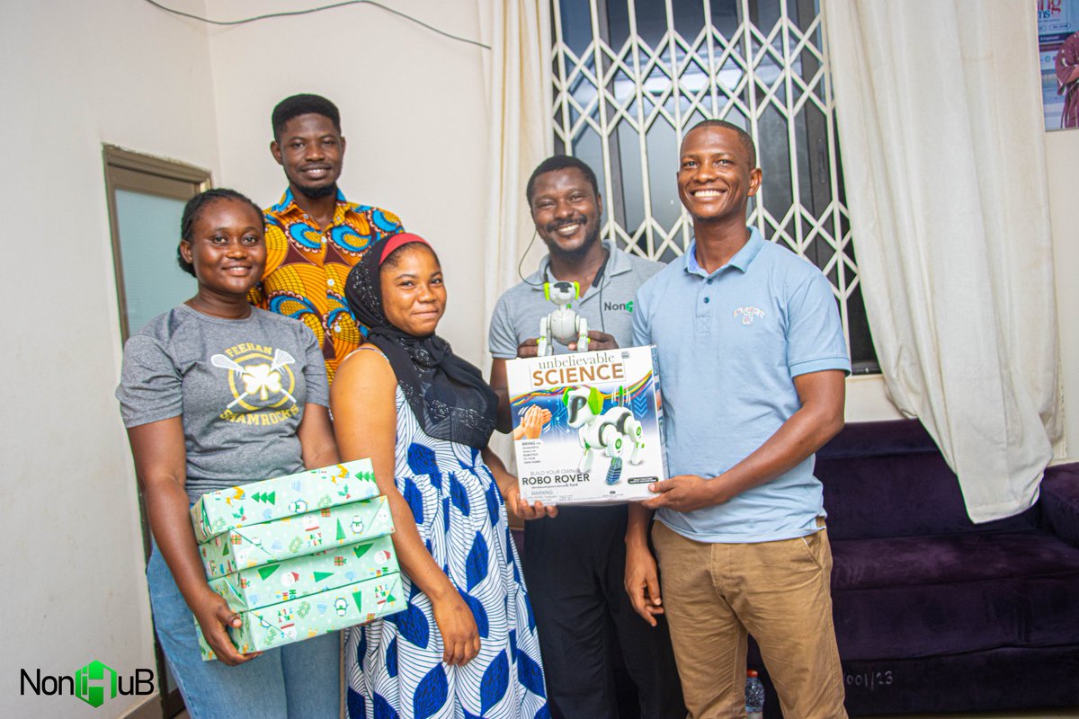NecessaryAid's tweet image. A milestone for STEM EDUCATION Achieved!!!
We are excited to donate (5) boxes of new SCIENCE SQUAD unbelievable Science Robo Rovers equipment to  @nonihub to support practical learning of Robotics amongst teenagers in the UW Region.

#STEMeducation #RoboticsForAll #NAAGhana
