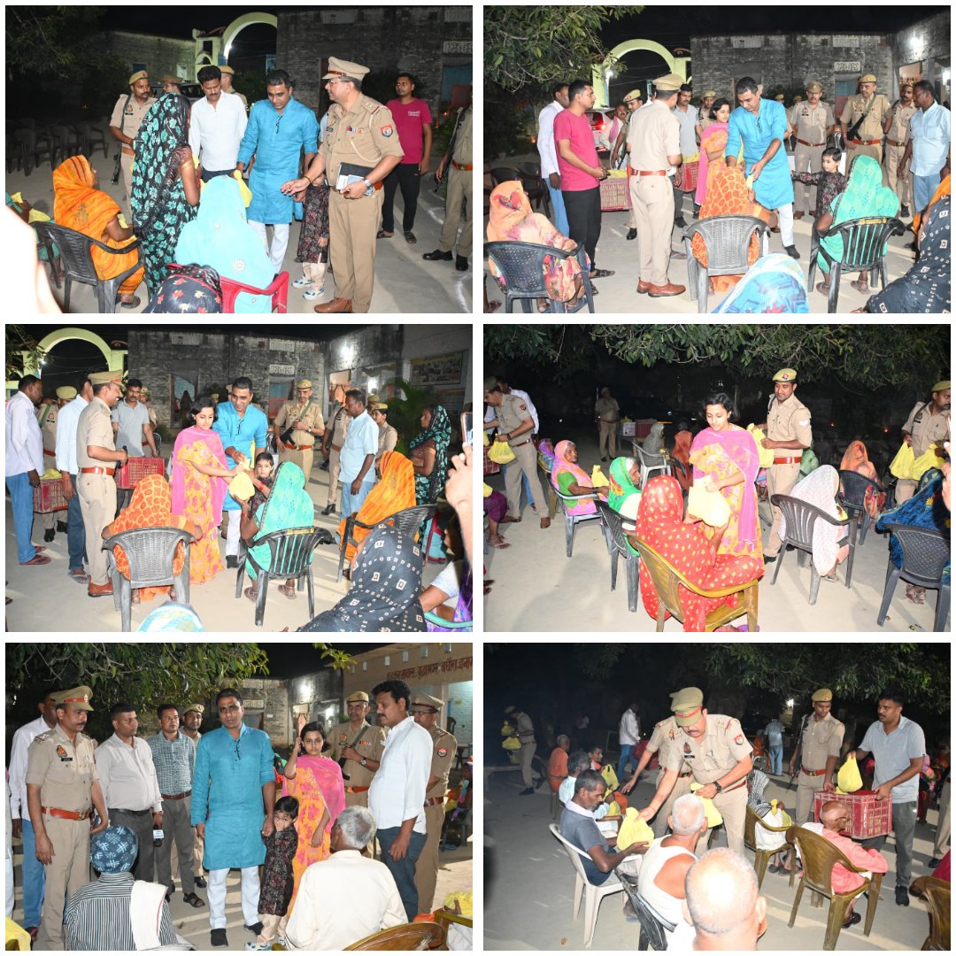 azamgarhpolice's tweet image. आज दिनांक 20 अक्टूबर 2025 को #दीपावली_पर्व के अवसर पर #SSP डॉ. अनिल कुमार द्वारा #वृद्धाश्रम फरिहा, #थाना_निजामाबाद में पहुंचकर #वृद्धजनों को फल एवं मिष्ठान #वितरण किया गया तथा उनकी कुशलक्षेम जानकारी प्राप्त की गई।
@Uppolice
@adgzonevaranasi 
@digazamgarh