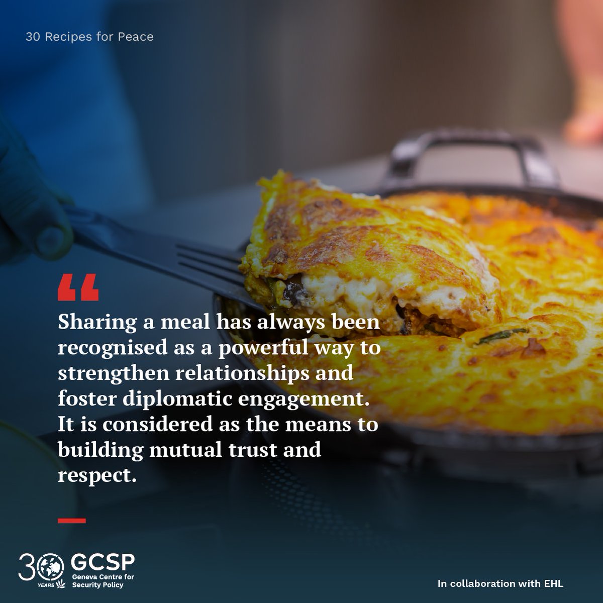 TheGCSP's tweet image. 🕊️ 30 Recipes for Peace is a metaphor for a shared table, a place where diverse voices come together, differences are not walls but ingredients that enrich conversation.

📖 Order now: bit.ly/4lV3aC9

#30RecipesForPeace #GCSP30