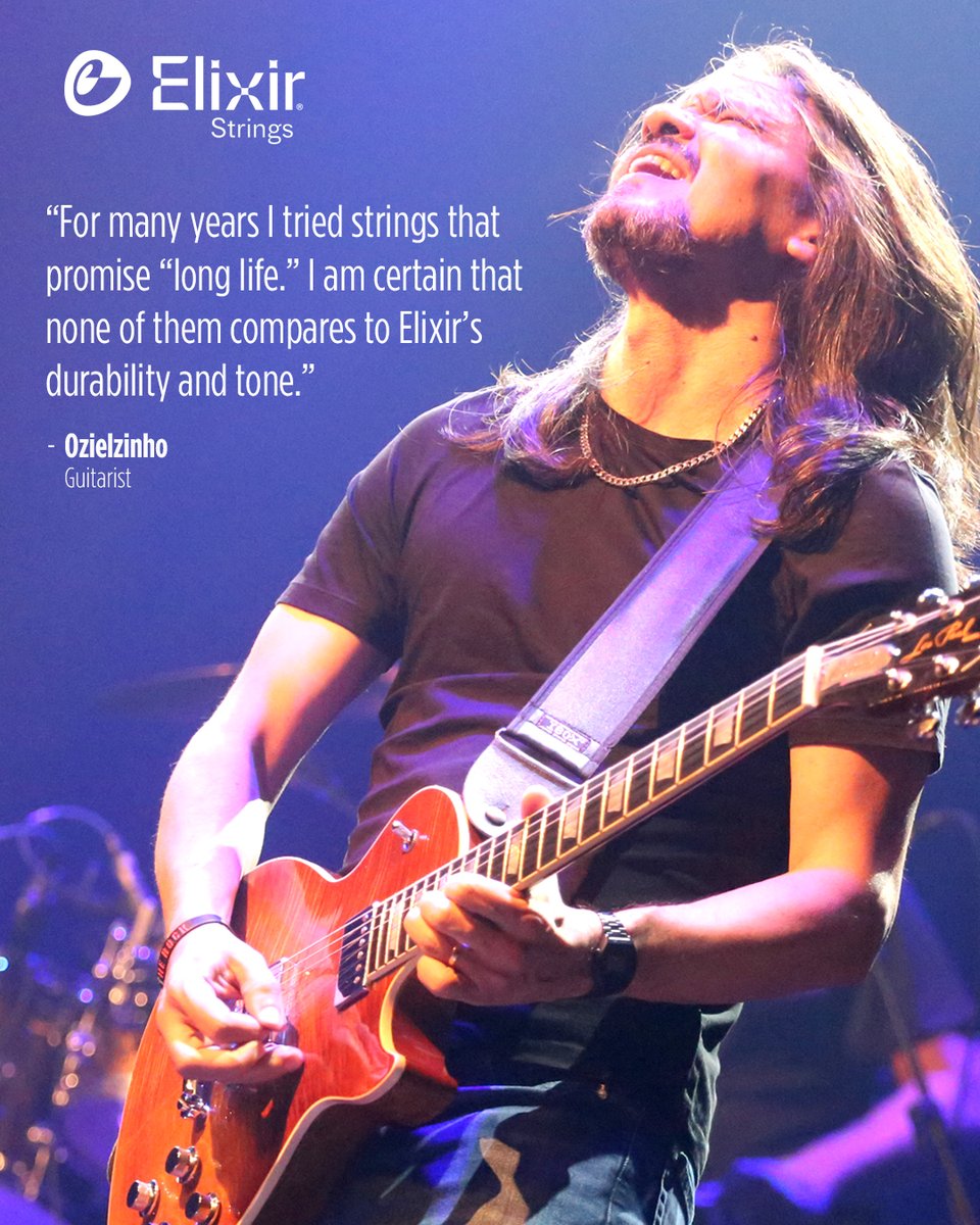 ElixirStrings's tweet image. Our strings deliver the tone and performance that musicians worldwide rely on. When the inspiration hits, be ready to play.
Ozielzinho plays Elixir Electric Nickel Plated Steel Strings with OPTIWEB Technology 9-42
#elixirstrings #elixirtoneforlife #elixirartist
