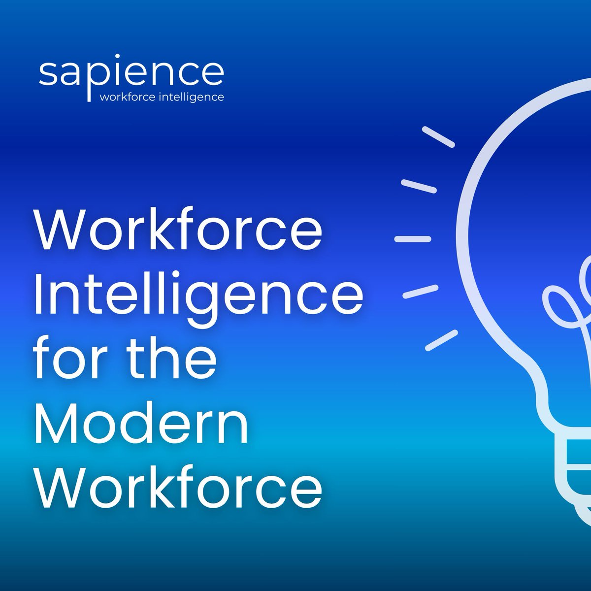 Sapience's tweet image. #wfi #sapience #workforceintelligence