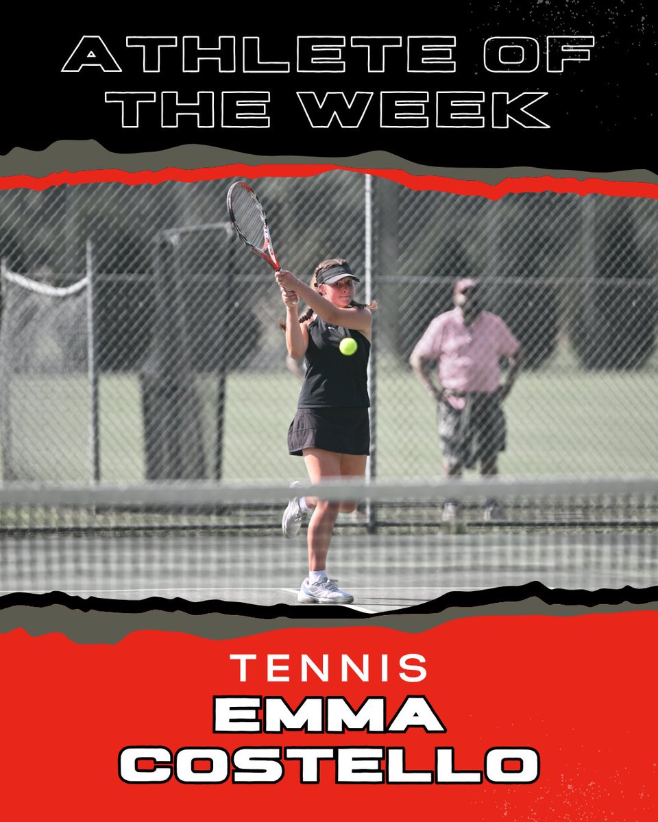 We are excited to announce that Emma Costello from the Varsity Tennis Team is this week’s Athlete of the Week. 
Congratulations Emma and Go Trojans!