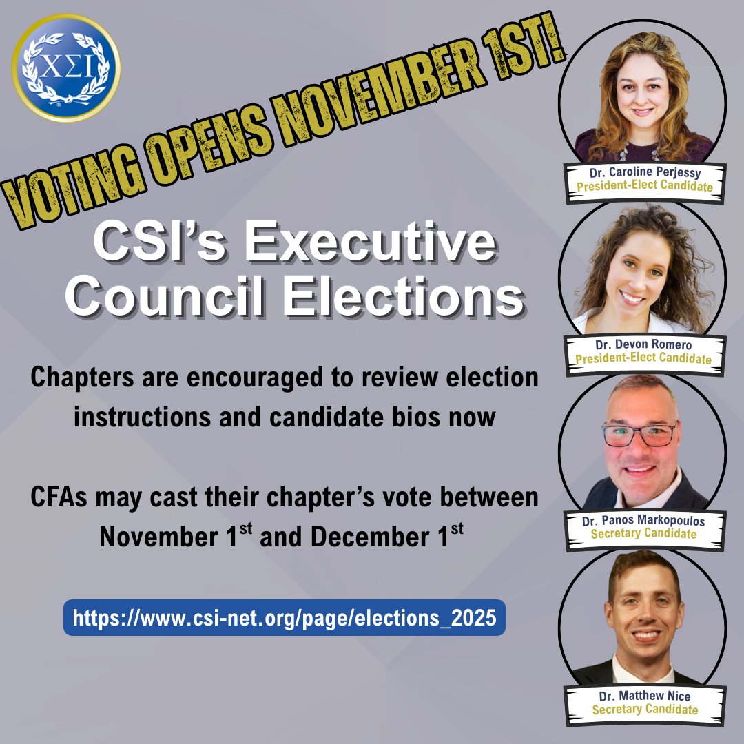 Chi Sigma Iota tweet media