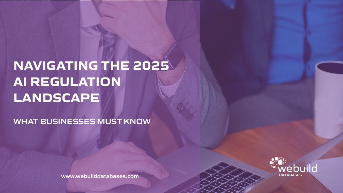 WeShape_AI's tweet image. AI isn’t just changing technology — it’s changing the law.
New global regulations are reshaping how businesses build and deploy AI systems.
Here’s what you need to know to stay compliant (and ahead) in 2025
#AIRegulation #DataGovernance #WeBuildDatabases