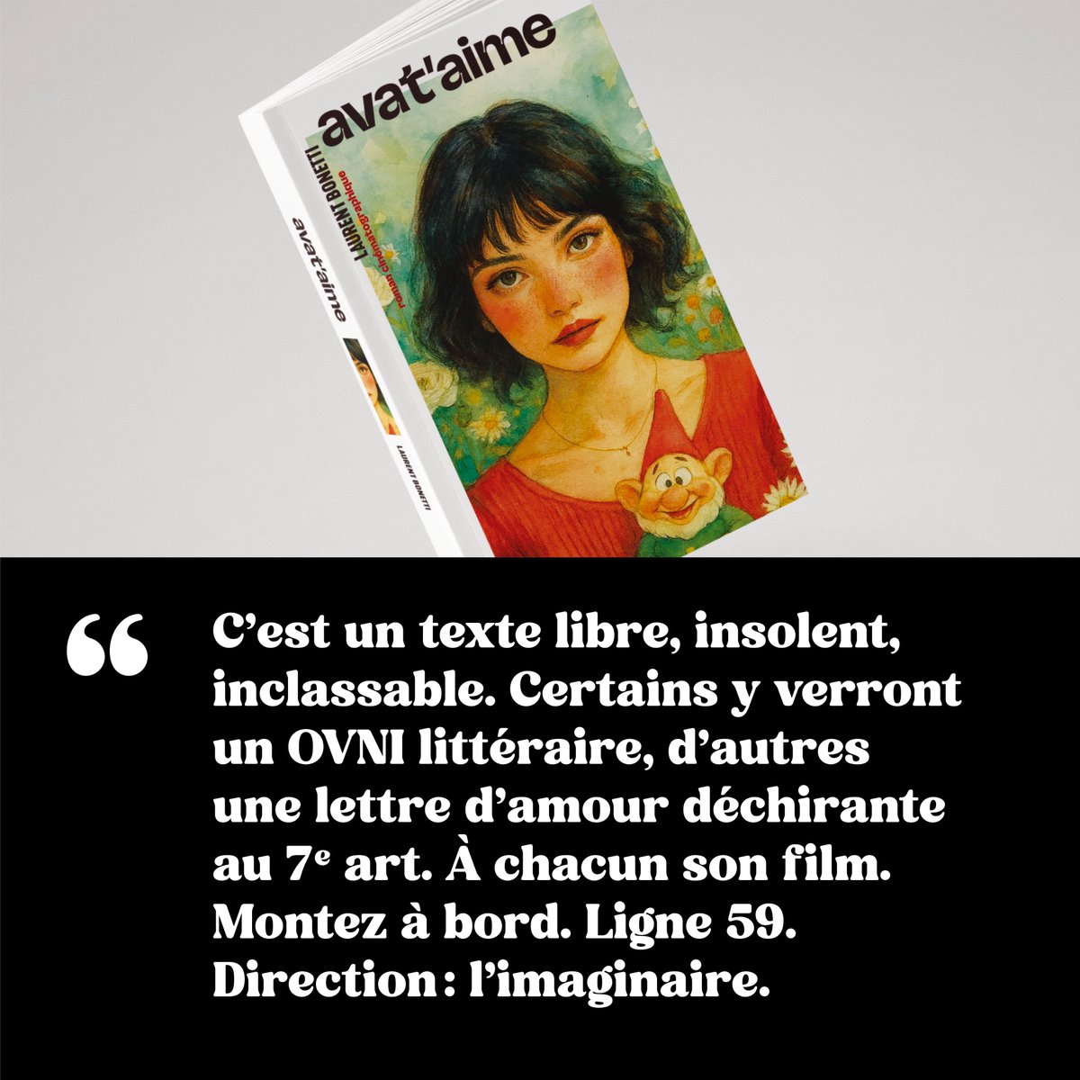 Le premier roman de Laurent Bonetti, “Avat’aime” à commander chez votre libraire ou directement sur notre site :
edition-lettmotif.com/produit/avatai…