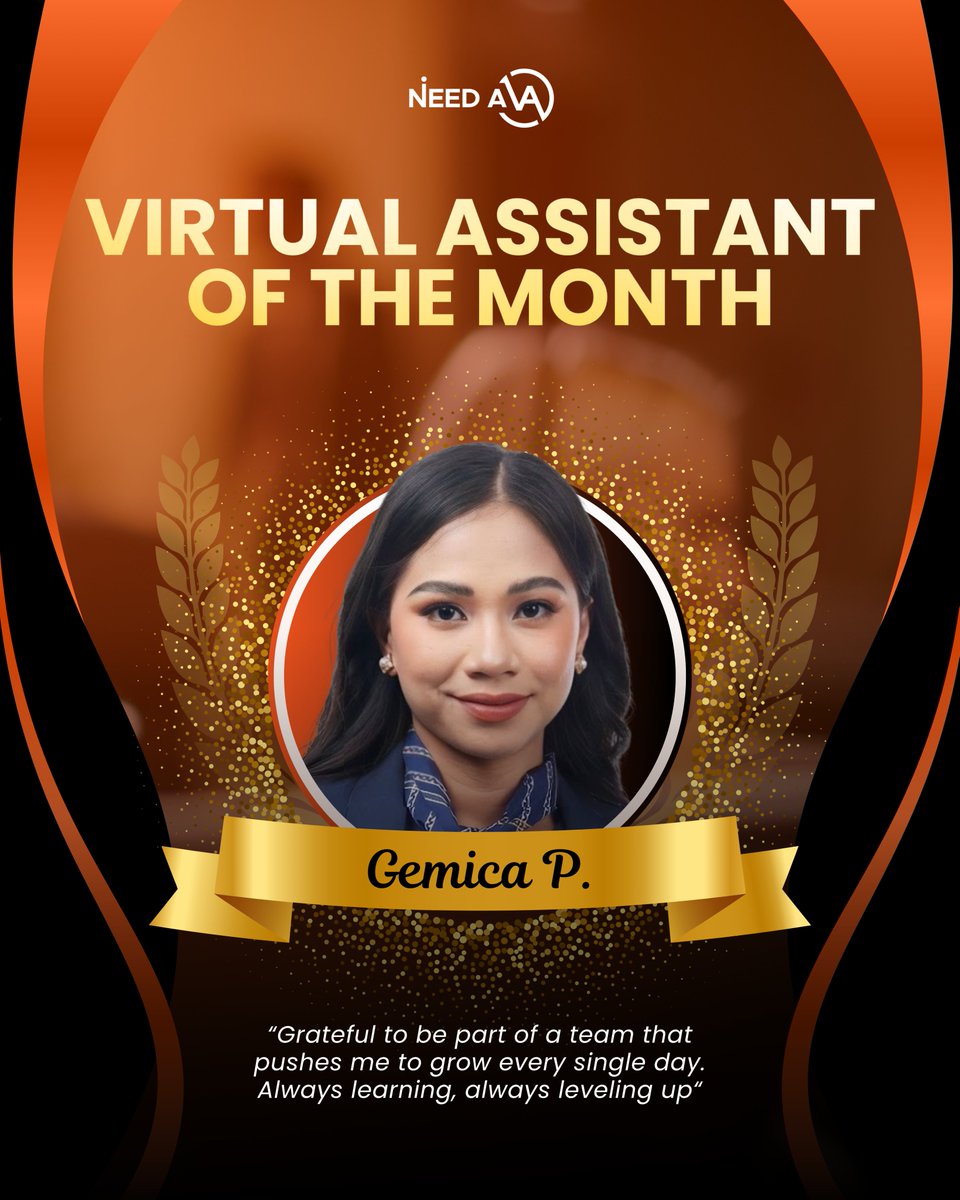 ineeda_va's tweet image. 🌟 VAs of the Month 🌟
A huge shoutout to Keenah, John Levi, and Gem, this month’s standout Virtual Assistants!

We’re proud of the impact they make every single day. 💼👏

#VAoftheMonth #INeedAVA #TopVAs #VirtualAssistantExcellence #RemoteTeamWins #DelegateToElevate #VAlife