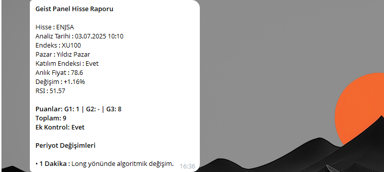 Geistalgoritma's tweet image. 📌 Yeni Paylaşım Serimiz: Geisttrading ile Bugün
📷 Gündem Hissesi: #ENJSA
Bugün teknik görünümde öne çıkan hisselerden biri olan #ENJSA için kritik seviyelere birlikte göz atalım:
📷 76.55 seviyesi, kısa vadede önemli bir destek bölgesi olarak öne çıkıyor. Bu seviyenin altında…