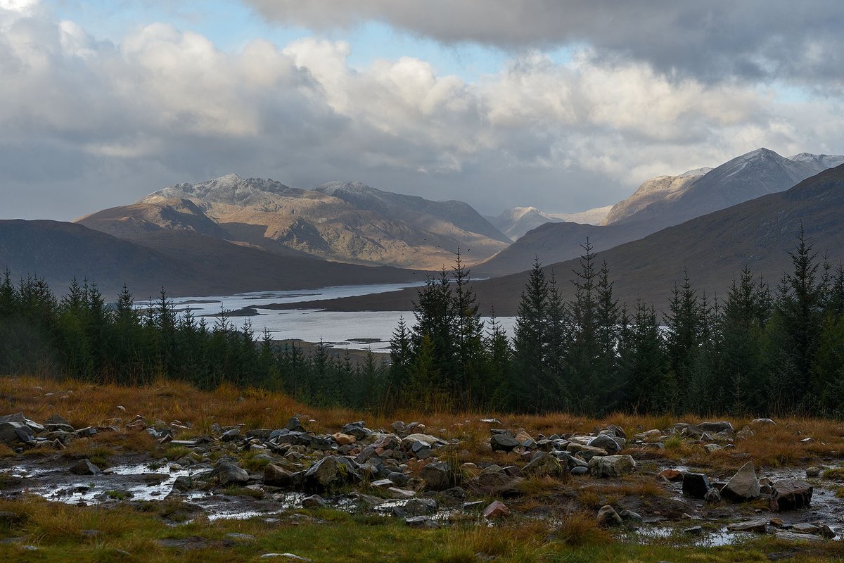 Loch Cluanie, Scottish Highlands (not today)