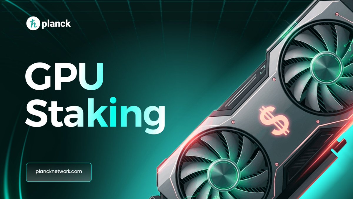 plancknetwork's tweet photo. ⚙️ GPU Staking

GPU Staking is the backbone of the Planck Network — enabling enterprise-grade GPU operators to connect high-performance hardware (H100s, H200s, B200s) via the Planck Cloud and earn rewards for providing high-end GPUs to the cloud. 🧠

Rewards are paid in $PLANCK, based on a clear and transparent model.

💰 Earn from both idle & active compute time.
🌐 Support decentralized AI and reduce reliance on hyperscalers.
⚡ Ideal for professional infrastructure providers.

Learn more 👉 https://t.co/YUyeoZRSJF

#PlanckNetwork #GPUStaking #DePIN #AI #PLANCK #Compute