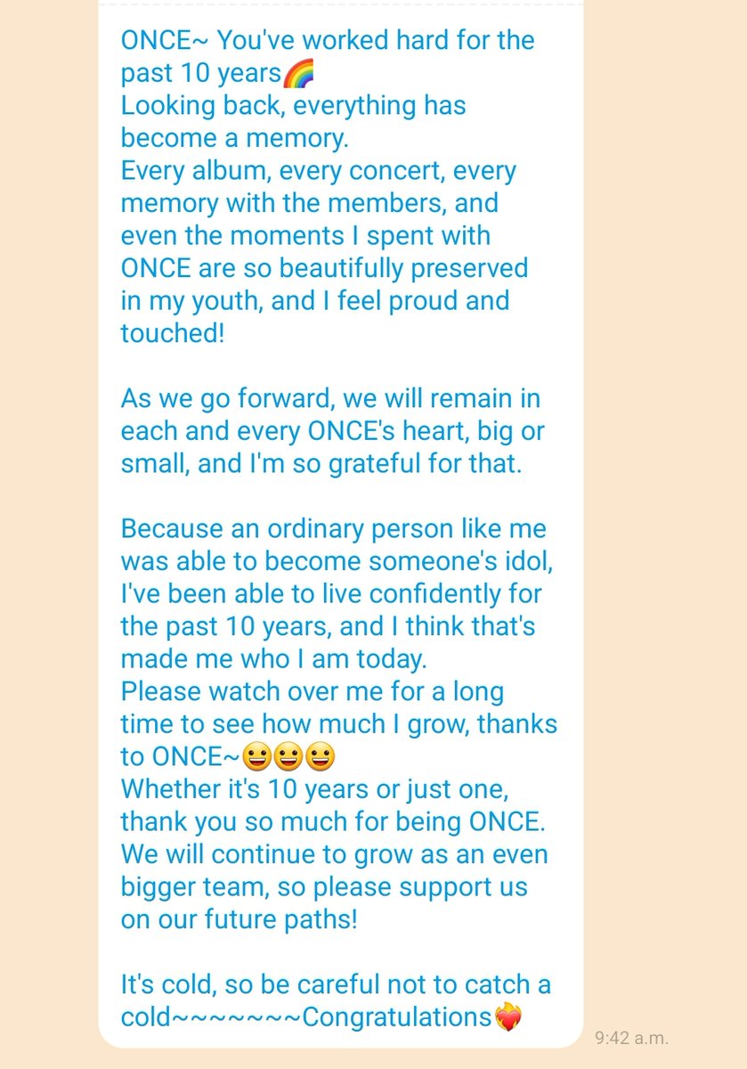 godmitzu's tweet image. JIHYO&apos;S 10TH ANNIVERSARY MESSAGE 🥹