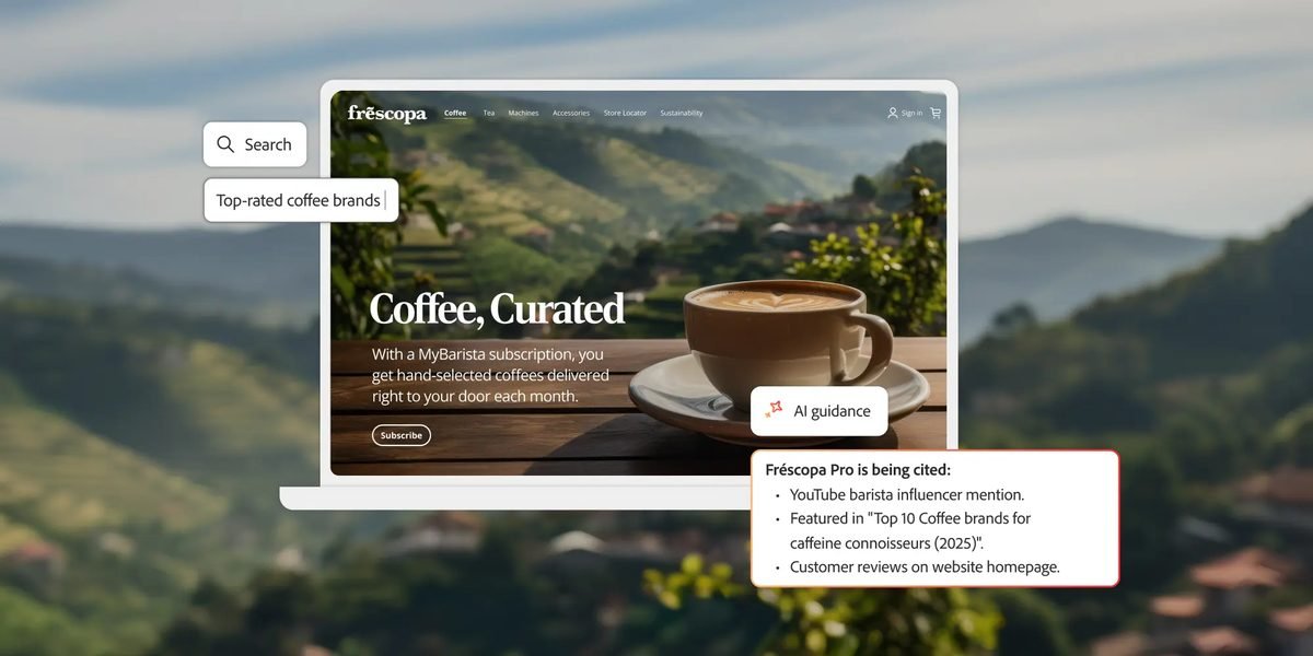 andresvilarino's tweet image. Adobe debuts LLM Optimizer to boost visibility in AI search results 
#LargeLanguageModels #ArtificialIntelligence #Tech 
buff.ly/Ipmq3Am