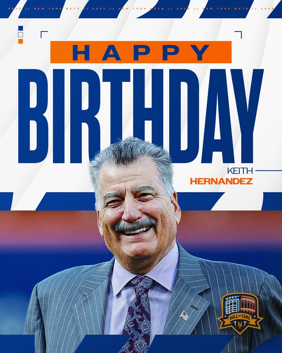Wishing a very happy birthday to Keith Hernandez! 🎂
