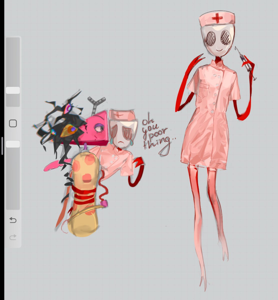 based on a dream about nurse gangle i had yesterday.. #tadc #gangle